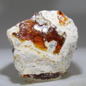 Feueropal von der Carbonera Mine, La Trinidad, Queretaro, Mexiko