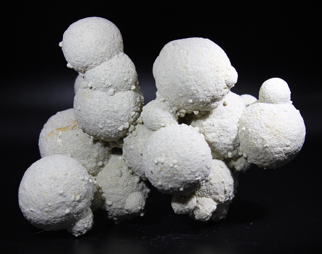 Sand calcite group from the Mályi clay pit in Hungary