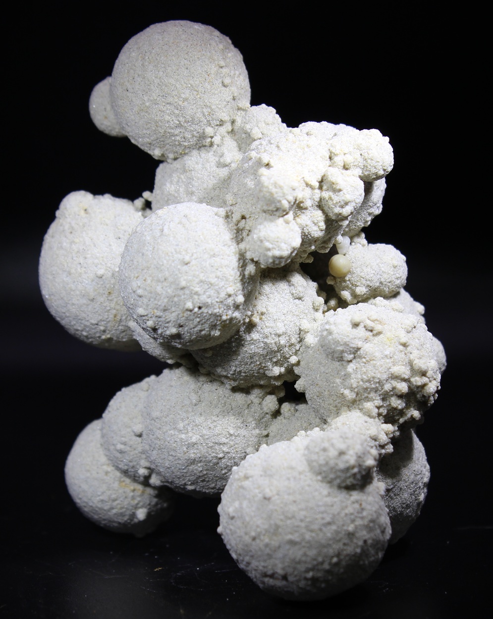 Matte sand calcite with sandy surface from Hungary