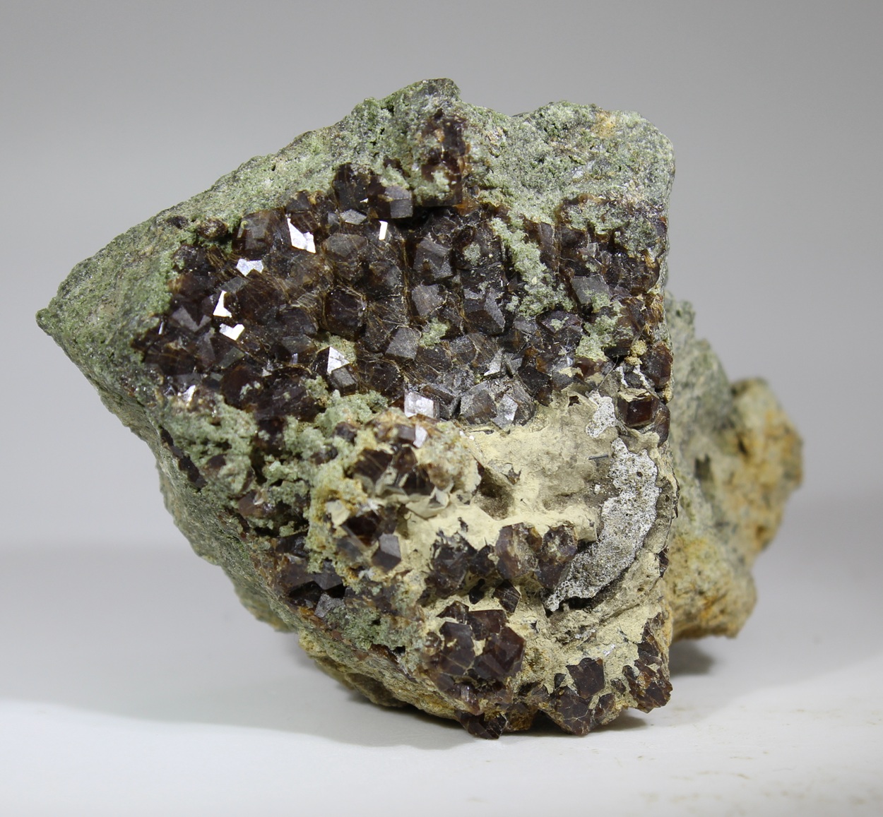 Andradite with Epidote from Skjerpemyr, Norway