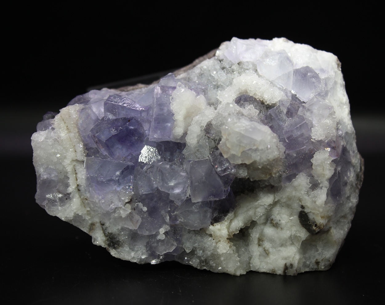 Violetter Fluorit aus Berbes in Asturien Spanien