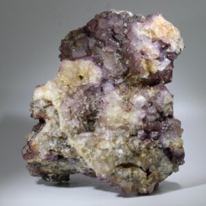 Purple fluorite cubes from Johannesschacht Wölsendorf Germany