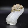 Bronze-brown siderite on quartz from Muzo Colombia
