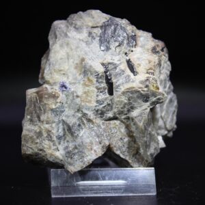 Zirconolite polymignite with molybdenite from Håkestad Quarry Norway