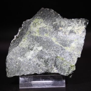 Back of the matrix of an albite specimen from Valberg Quarry