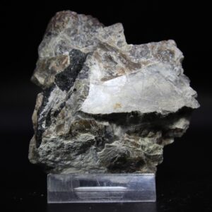 Reverse side of zirconolite specimen from Håkestad Norway