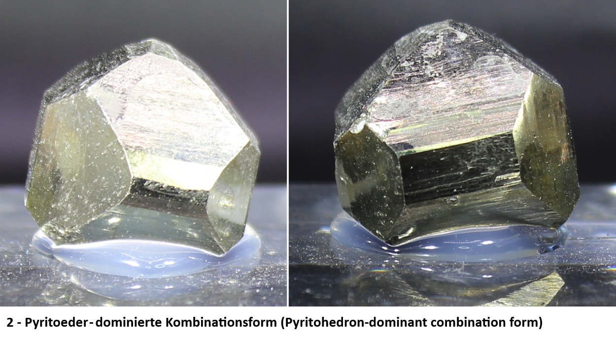 Pyritoederdominierte Pyrit-Kombinationsform aus Ambasaguas