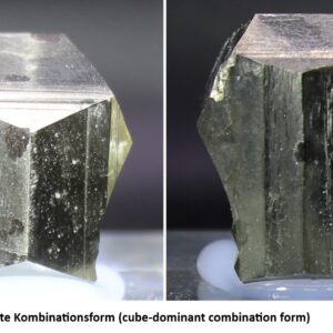 Würfeldominierte Pyrit-Kombinationsform aus Ambasaguas