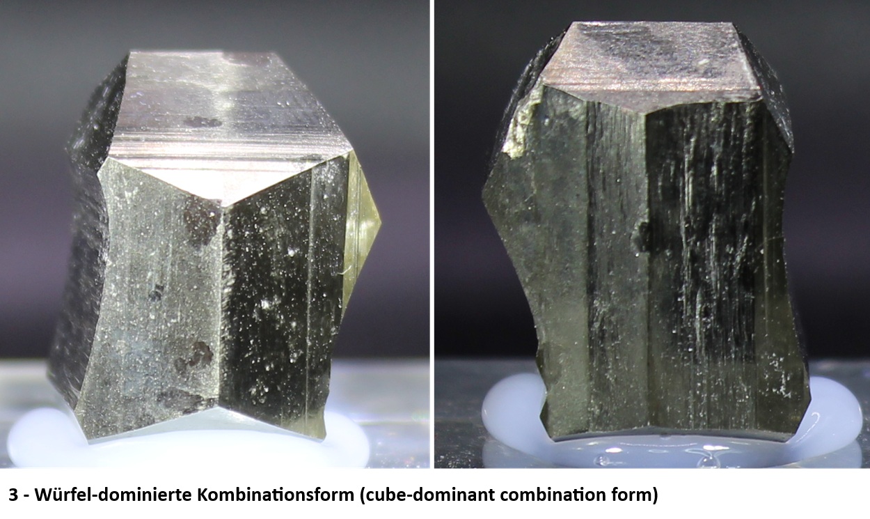 Würfeldominierte Pyrit-Kombinationsform aus Ambasaguas