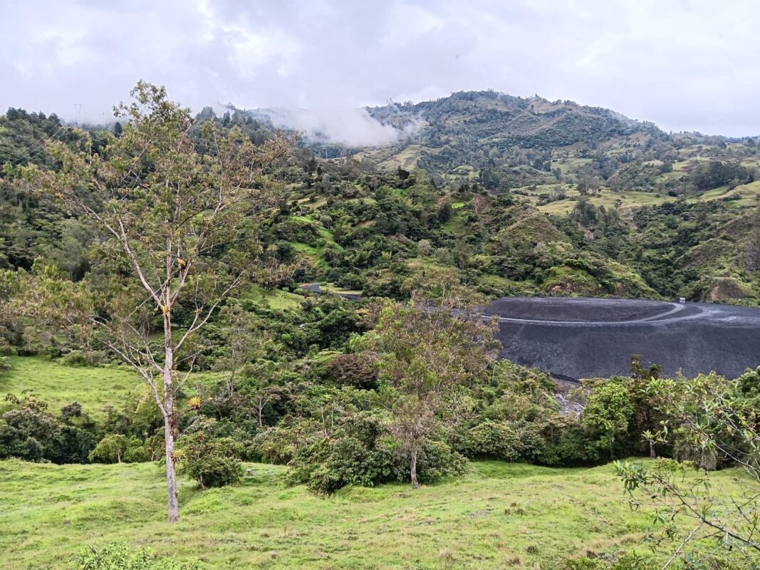 Berglandschaft bei Gachalá im östlichen Smaragdgürtel Kolumbiens
