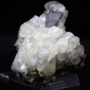 Galenit mit Calcit aus der Sweetwater Mine Reynolds County Missouri