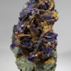 Azurite from Touissit Morocco with intensely dark blue lustrous crystals