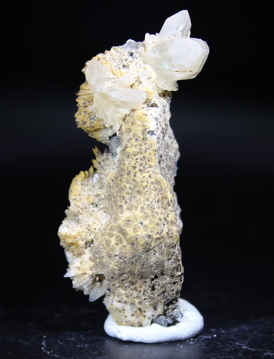 Twinned Cerussite with Baryte and Galena from Mibladen Morocco