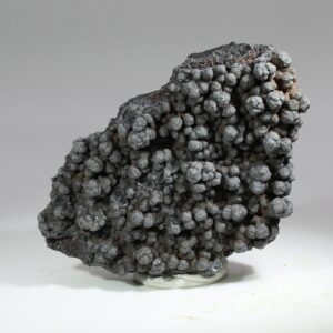Hausmannite from the Glückstern Mine Friedrichroda with rounded botryoidal aggregates