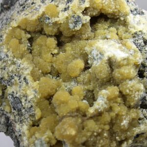Rounded Stilbite aggregates from Leveäniemi Sweden detail