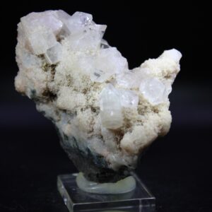 Apophyllite on basalt from Pune Maharashtra India
