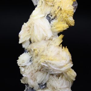 Baryte with Cerussite and Galena from Mibladen Morocco