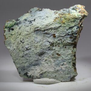 Back of Atacamite specimen from La Farola Chile with Chrysocolla-bearing matrix