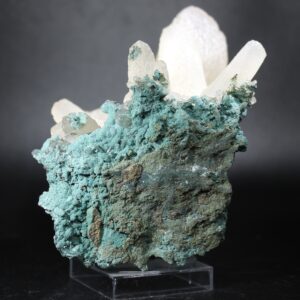 Back of Calcite specimen from Iraí Brazil with basalt